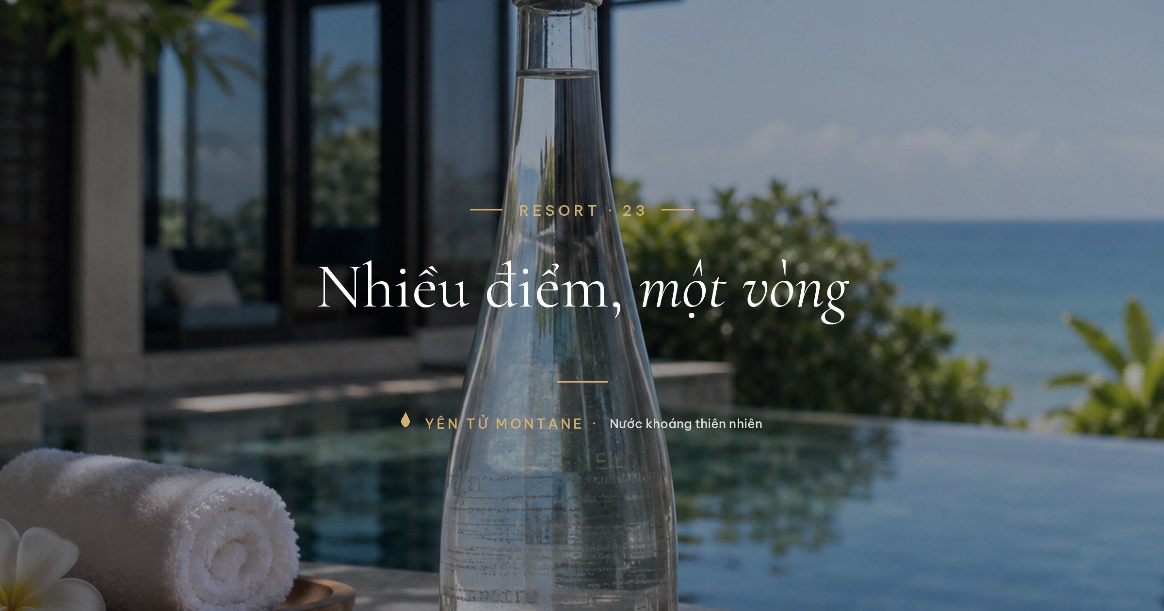 Resort và khu nghỉ dưỡng triển khai chai tái chiết quy mô lớn