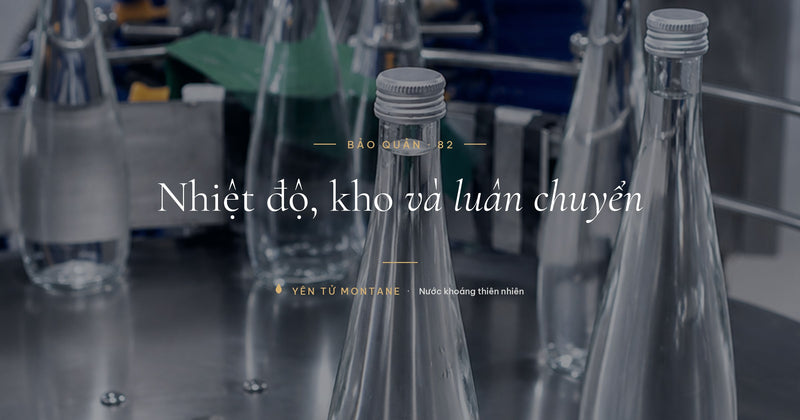 Nhiệt độ và điều kiện bảo quản nước đóng chai trong kho khách sạn