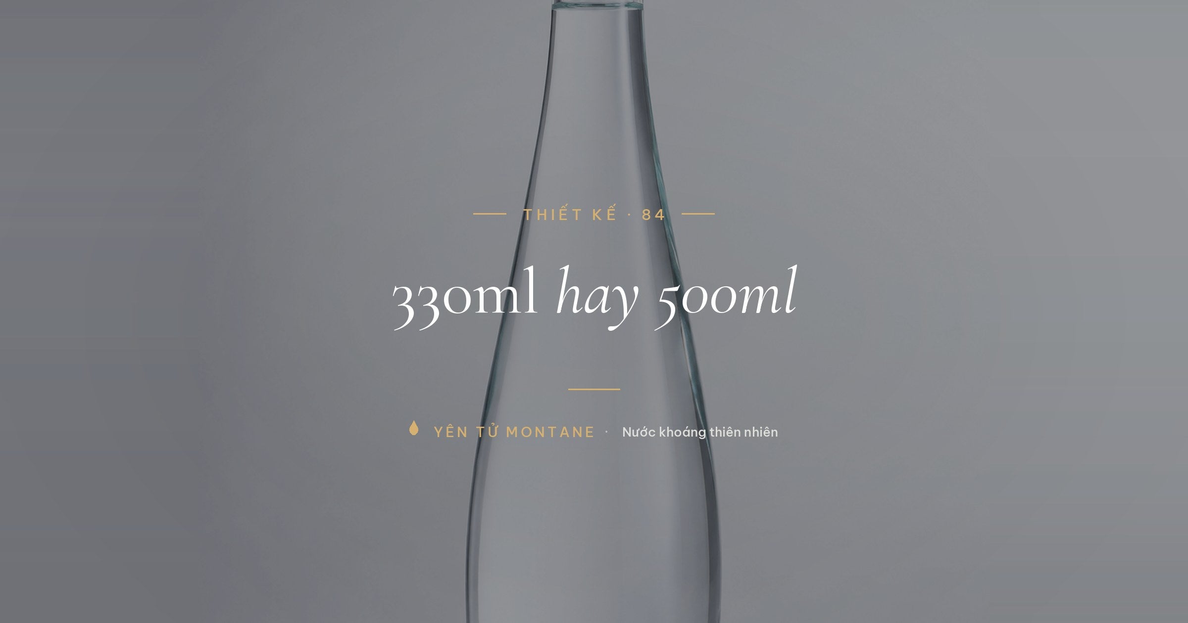 Chọn dung tích chai nước khách sạn 330ml hay 500ml