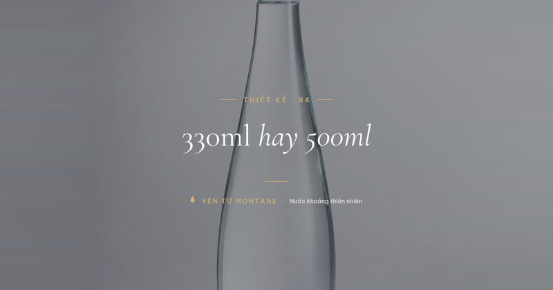 Chọn dung tích chai nước khách sạn 330ml hay 500ml